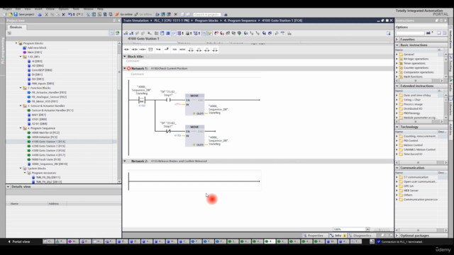 Siemens TIA Portal: PLC Ladder Logic & WinCC HMI Design – Screenshot 3