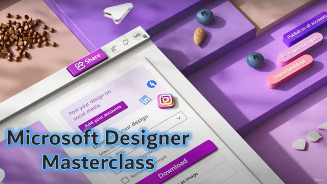 Microsoft Designer Masterclass : Best AI based Designer Tool – Screenshot 1