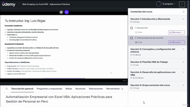 Web Scraping con Excel VBA - Aplicaciones Prácticas – Screenshot 2