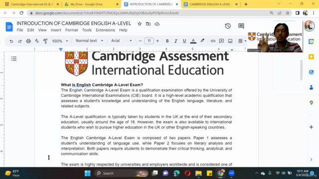 Sukses English Cambridge A-Level Nilai A* – Screenshot 2