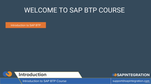 SAP BTP For Beginners – Screenshot 1