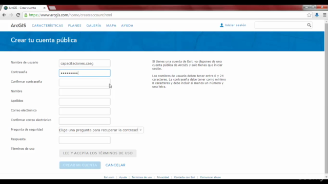 Publicación y Análisis de Mapas en la Web con ArcGIS Online – Screenshot 2
