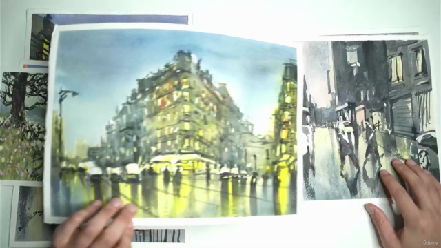 Mastering Loose Watercolour Painting: Night and Day Scenes - Screenshot_03