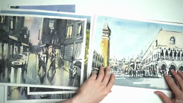 Mastering Loose Watercolour Painting: Night and Day Scenes - Screenshot_04