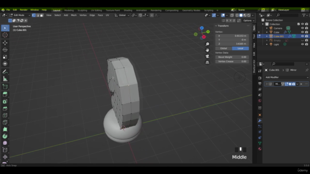Стартовий курс по 3D моделюванню на Blender 2023 – Screenshot 4