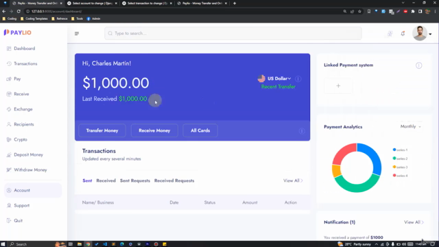 Django: Create Your Own Modern Banking App with Django 2023 – Screenshot 4