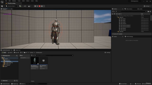 Unreal Engine 5 C++: Climbing System – Screenshot 1