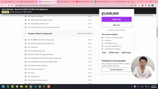 React Pro TypeScript - Thực Hành Dự Án Portfolio – Screenshot 3