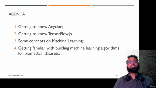 Machine learning in Angular – Screenshot 1