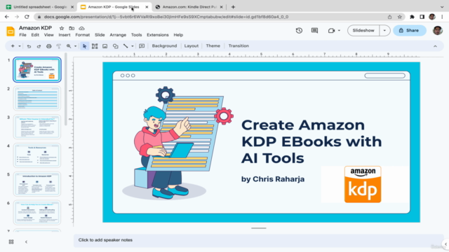 Create Amazon KDP EBooks with AI Tools - Screenshot_01