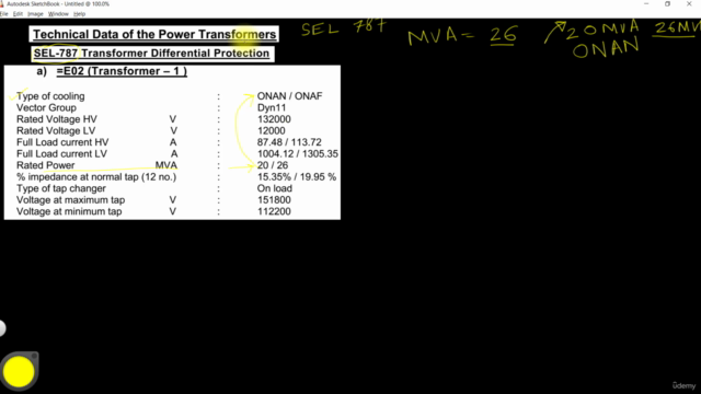 Transformer Differential Protection Calculations SEL 787 - Screenshot_02