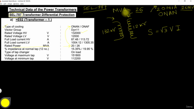 Transformer Differential Protection Calculations SEL 787 - Screenshot_03