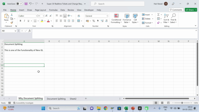 Real Time SAP FICO Document Splitting - S/4HANA 2022 – Screenshot 1