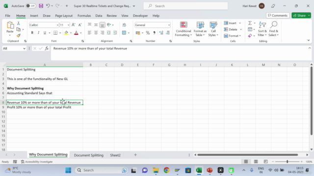 Real Time SAP FICO Document Splitting - S/4HANA 2022 – Screenshot 2
