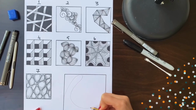 Sıfırdan Zentangle Sanatının Çizimini Öğrenme | Temel seviye – Screenshot 3