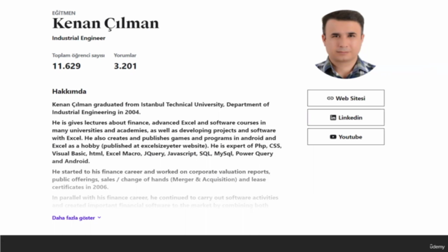 Excel - Temelden Uzmanlığa (FULL Paket) – Screenshot 4