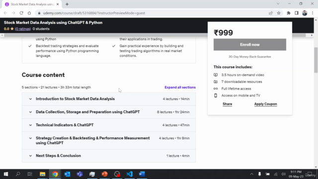 ChatGPT & Python for Stock Market Analysis – Screenshot 3