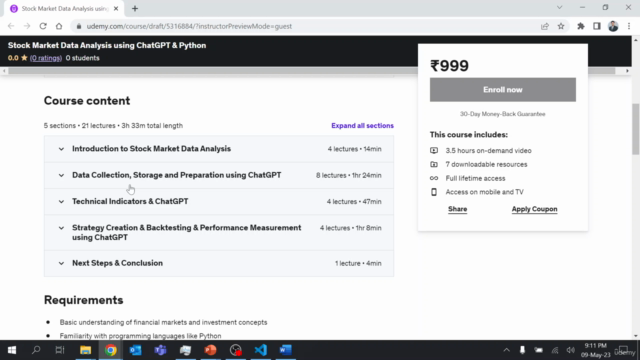 ChatGPT & Python for Stock Market Analysis – Screenshot 4