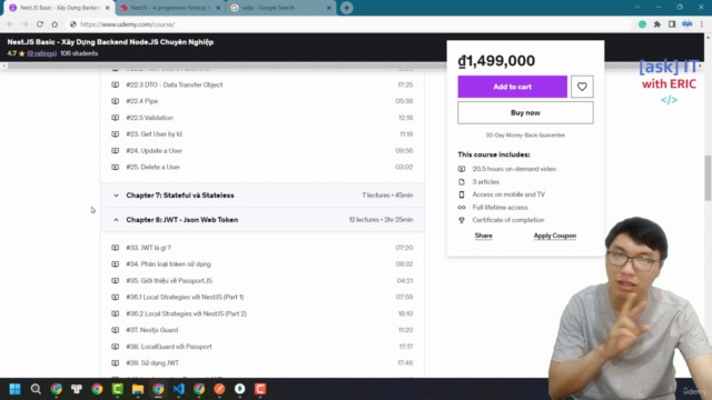 Nest.JS Zero - Xây Dựng Backend Node.JS Chuyên Nghiệp – Screenshot 1