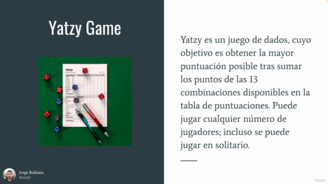 Aprende a desarrollar un juego de Yatzy con ReactJS/NodeJS - Screenshot_02