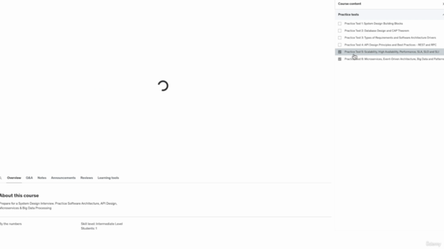 Software Architecture & System Design - Practice Tests – Screenshot 3