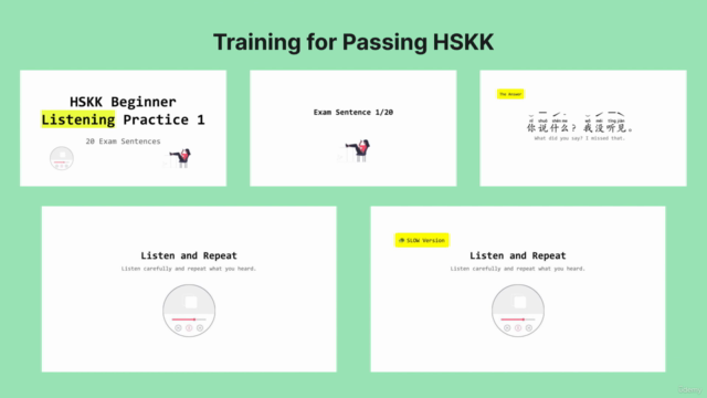 Chinese Speaking Test Success: HSKK Beginner Practice - Screenshot_01