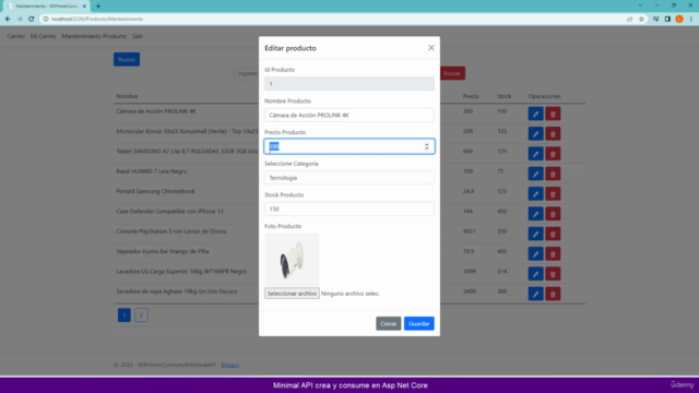 Servicios REST Minimal API crea y consume en Asp Net Core – Screenshot 4