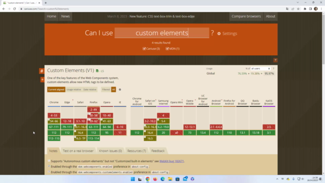 Création de Web Components - Pour débutants – Screenshot 2