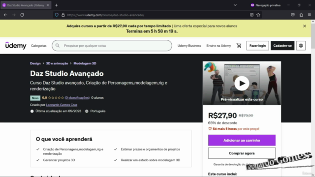 Daz Studio Avançado – Screenshot 4