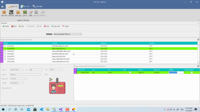 Cơ Sở Dữ Liệu Phân tán MSSQL, C#, DevExpress – Screenshot 1