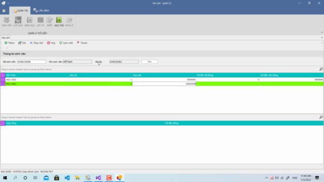 Cơ Sở Dữ Liệu Phân tán MSSQL, C#, DevExpress – Screenshot 3