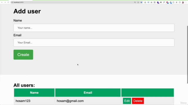 برمجة تطبيق كامل Express.js, MySql, Html, Css, Javascript – Screenshot 2