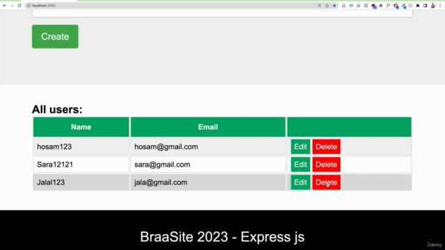 برمجة تطبيق كامل Express.js, MySql, Html, Css, Javascript – Screenshot 3
