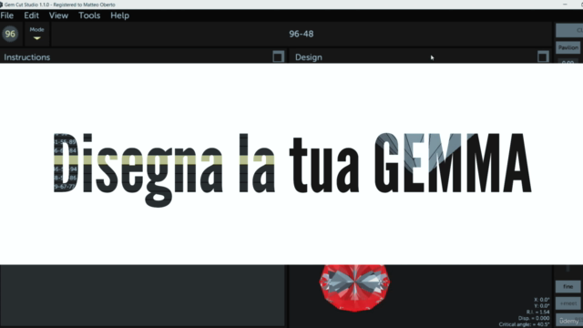 Disegna le Pietre Preziose con Gem Cut Studio: Masterclass – Screenshot 1