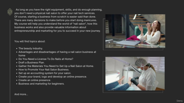 Nail Salon - How to Start a Small Business From Home. – Screenshot 4