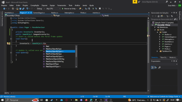 Jogos (2D/3D) com Unity: Técnicas Avançadas (Simplificado) – Screenshot 1