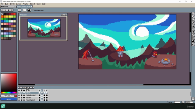 Pixel Art Environments: 2D Environment Design & Animation. – Screenshot 4
