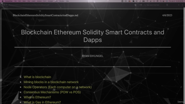 Ethereum Blockchain Solidity Smart Contracts Web3 and Dapps – Screenshot 1