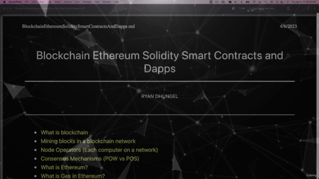 Ethereum Blockchain Solidity Smart Contracts Web3 and Dapps – Screenshot 2
