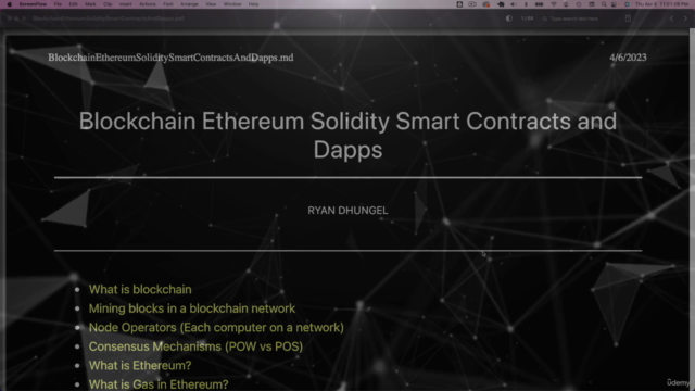 Ethereum Blockchain Solidity Smart Contracts Web3 and Dapps – Screenshot 3