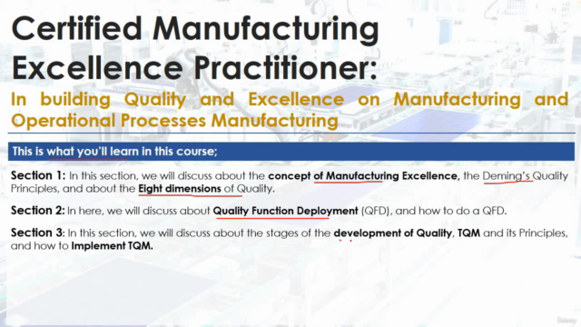Certified Manufacturing Excellence Practitioner – Screenshot 2