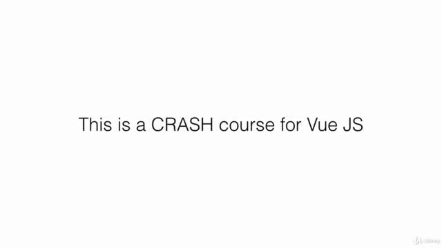 Vue.js Fast Crash Course – Screenshot 1