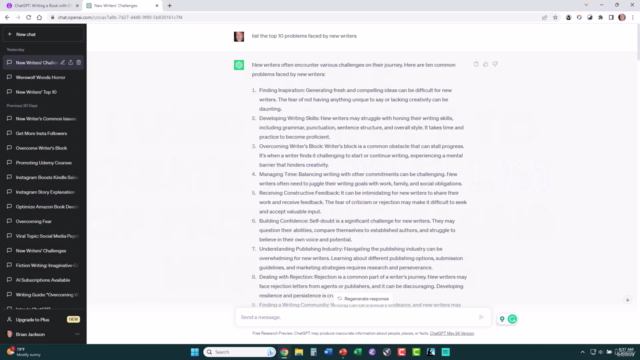 ChatGPT: Writing and Self-publishing a Book with ChatGPT/KDP – Screenshot 1