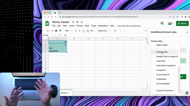 Master Google Sheets: Creating a Monthly Expense Tracker – Screenshot 3