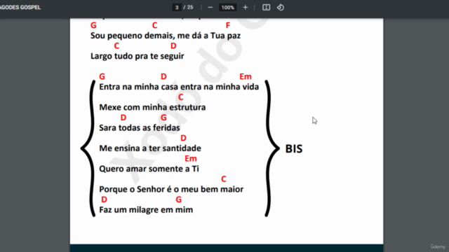 Curso de Cavaquinho Prático. Video Cifras de Músicas GOSPEL – Screenshot 3