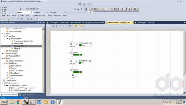 PLC Studio 5000 Allen Bradley (SFC y Texto Estructurado) – Screenshot 1