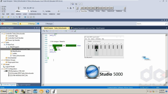 PLC Studio 5000 Allen Bradley (SFC y Texto Estructurado) – Screenshot 2
