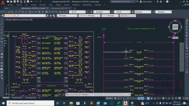 Diseño de Ingeniería PLC con AutoCAD – Screenshot 2