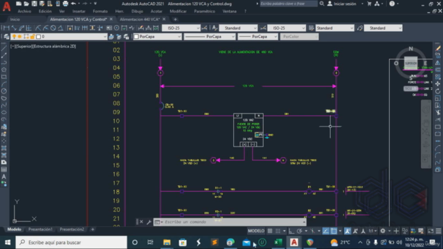 Diseño de Ingeniería PLC con AutoCAD – Screenshot 3