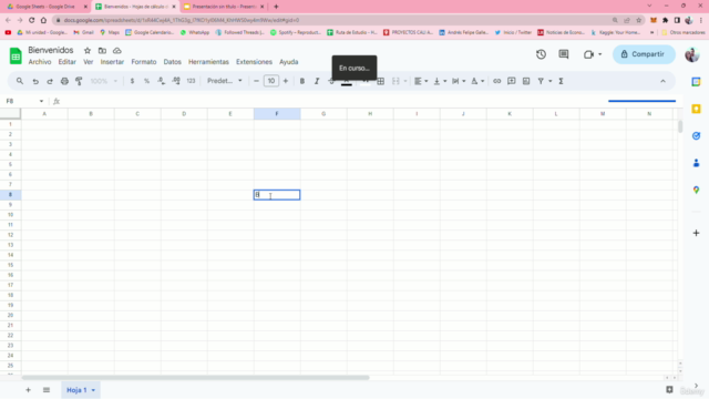 Conceptos basicos de Google Sheets – Screenshot 4